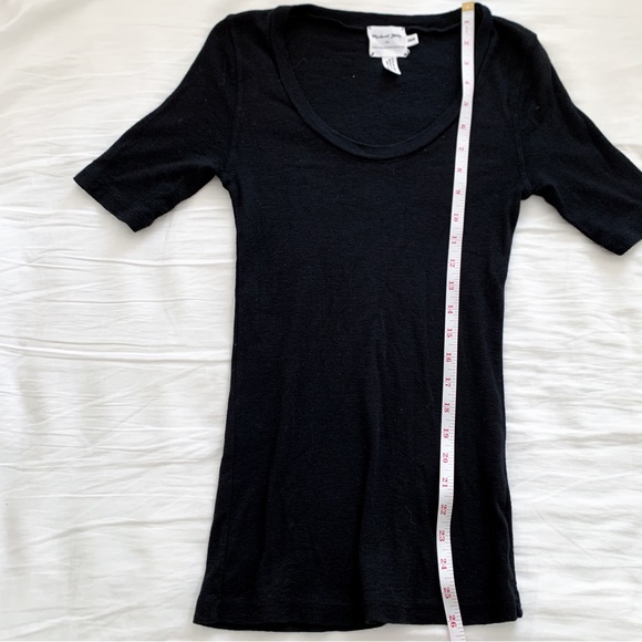 Anthropologie Michael Stars Ballerina Top black size XS/S - Picture 8 of 10